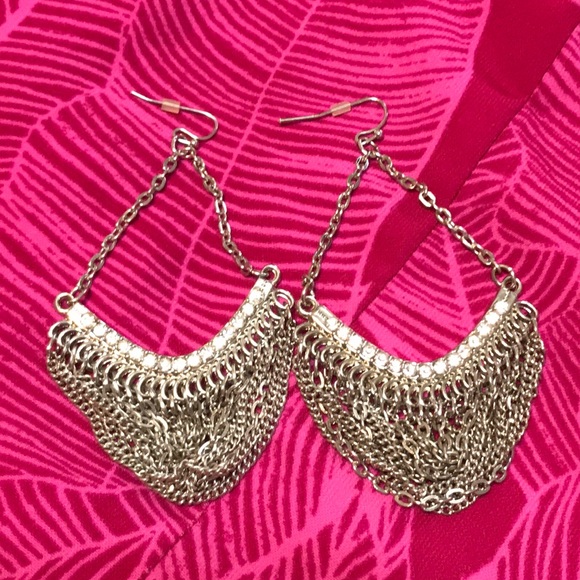Chandelier rhinestone earrings - Picture 1 of 1